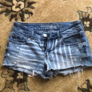 Stars and Stripes American Eagle Jean shorts